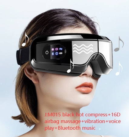 Bluetooth Eye Massager | Air Pressure & Vibration for Migraine Relief & Better Sleep