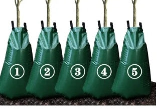 Reusable Slow-Release PVC Irrigation Bags | Heavy-Duty Tree Watering Bags