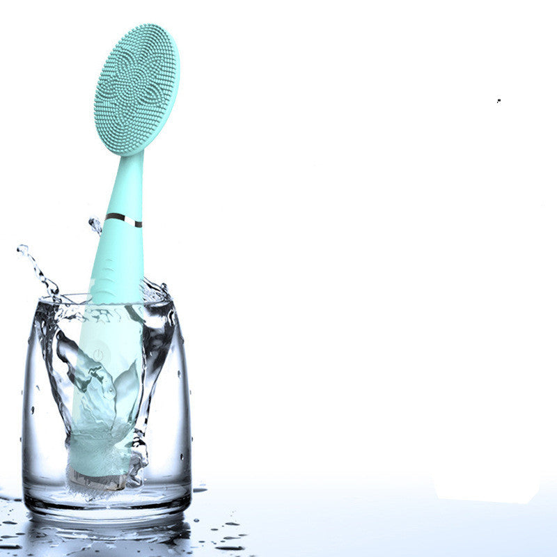 Waterproof Silicone Facial Cleansing Brush | Portable Electric Pore Cleaner