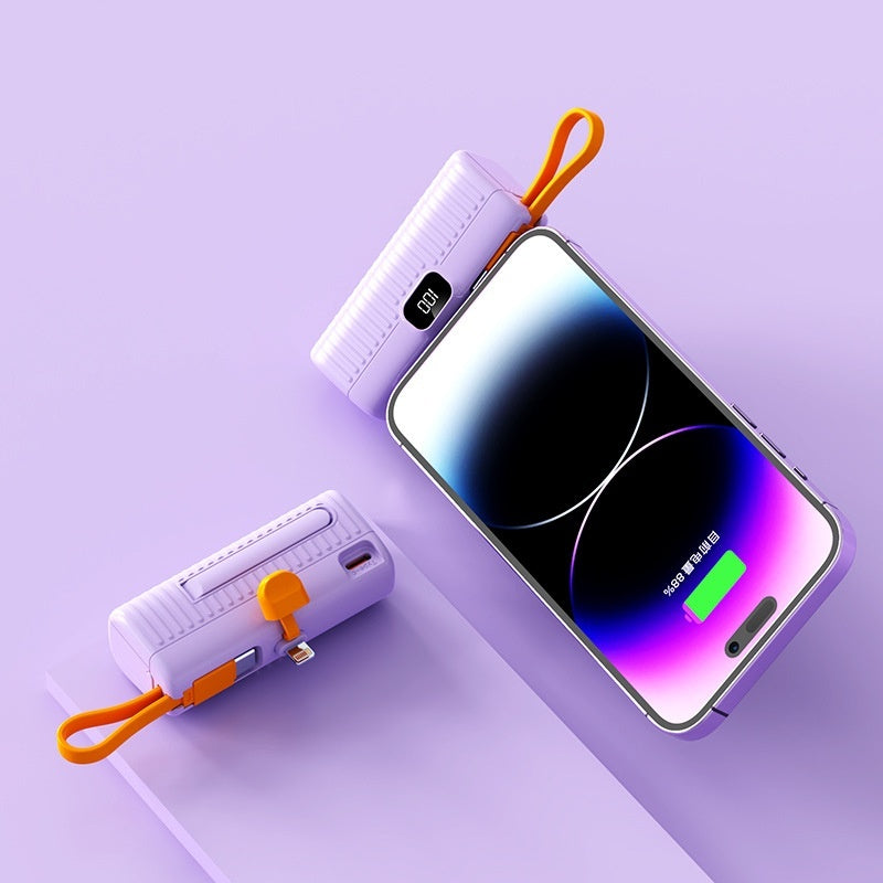 Compact Capsule Power Bank | Portable Mini USB Charger
