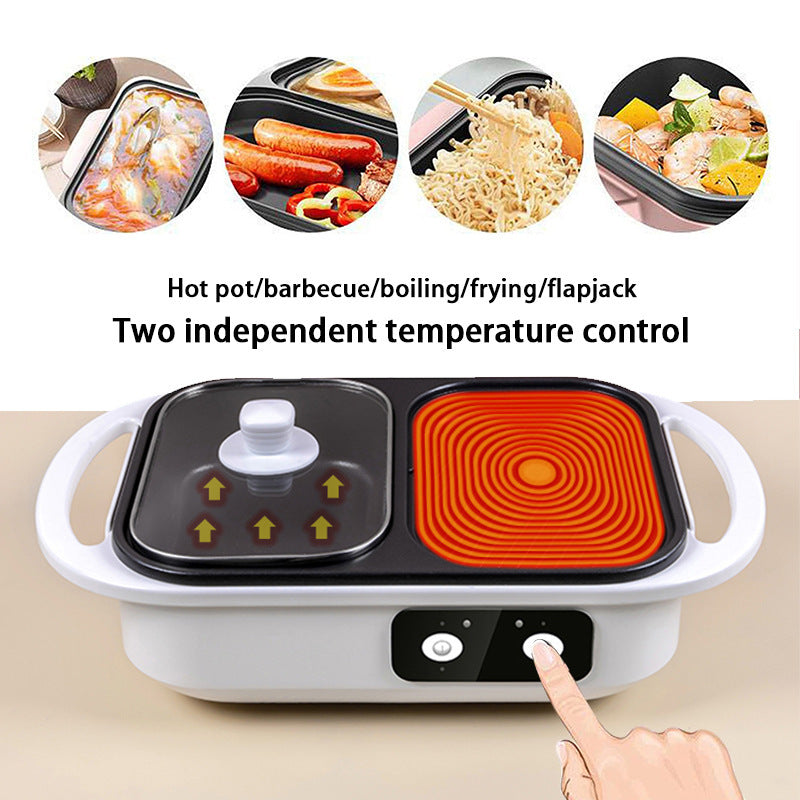 Multi-Functional Electric Caldron & Frying Oven | Dual-Use Kitchen Appliance