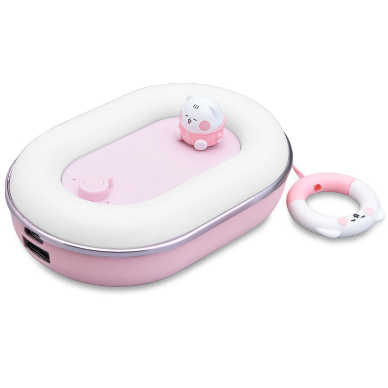 Rechargeable LED USB Hand Warmer & Power Bank | Cute Pocket Gadget