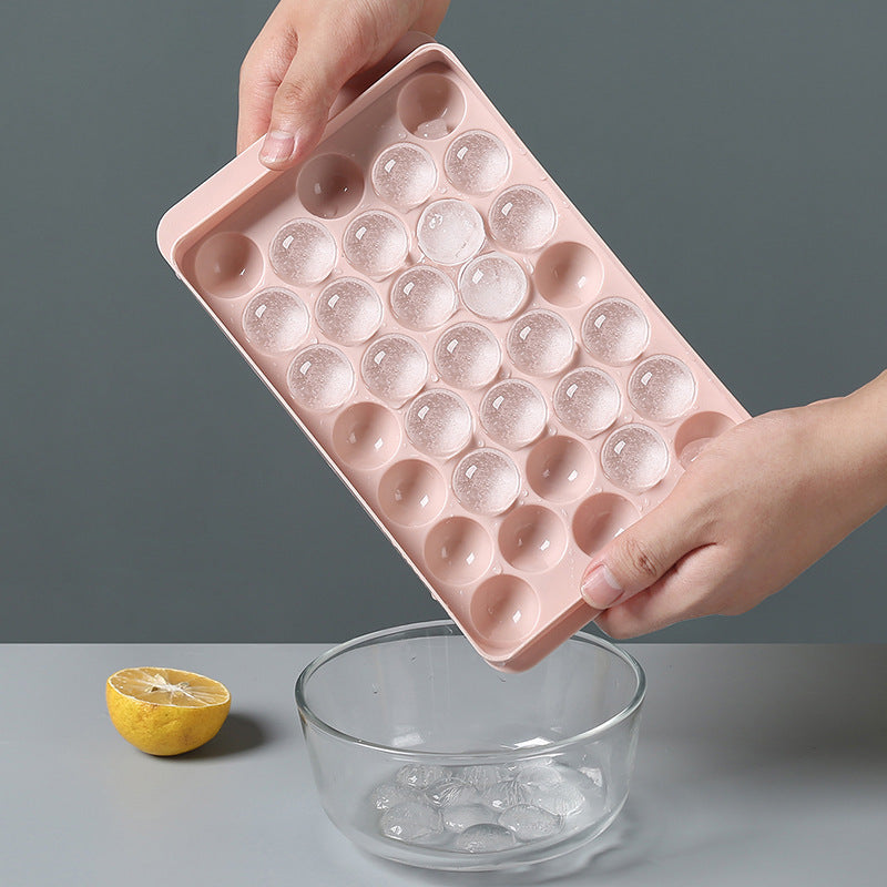3D Round Ice Cube Tray – Silicone Ball Ice Mold Maker for Drinks, Whiskey, Cocktails & Party Use