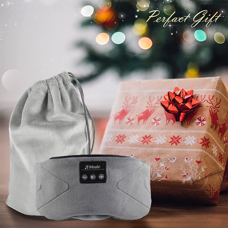 White Noise Bluetooth Sleep Eye Mask | Wireless Relaxing Sleep Mask with Music
