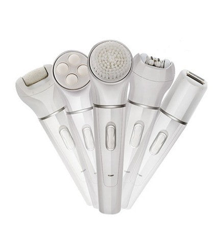 5-in-1 Electric Face & Body Massager | Multi-Functional Skin Care Brush