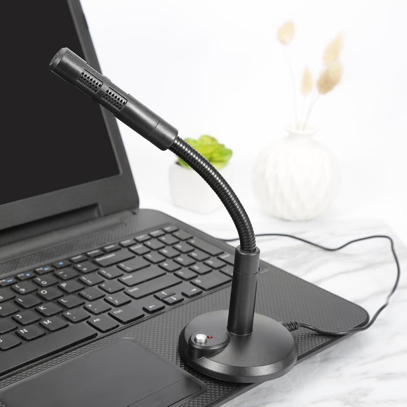 USB Computer Microphone | Plug & Play Voice Recording Mic for PC & Laptop