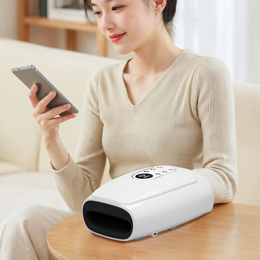 Electric Finger & Wrist Massager | Airbag Kneading with Hot Compress