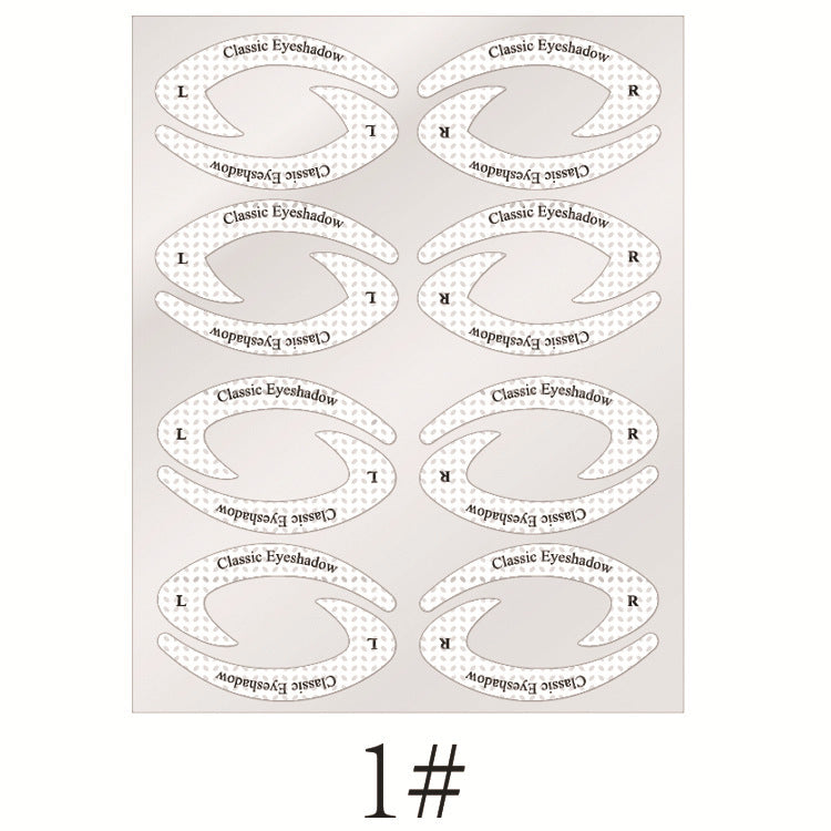 Eyeshadow & Eyeliner Makeup Template Sticker | Reusable Stencil Tool