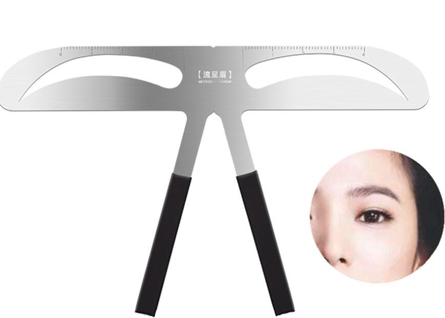 Stainless Steel Eyebrow Ruler – Professional Brow Shaping & Measuring Tool