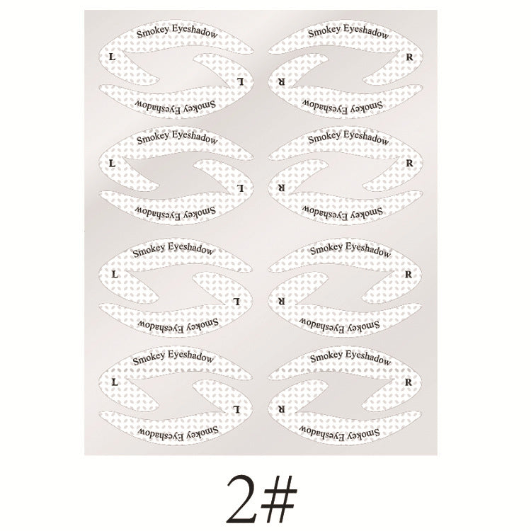 Eyeshadow & Eyeliner Makeup Template Sticker | Reusable Stencil Tool