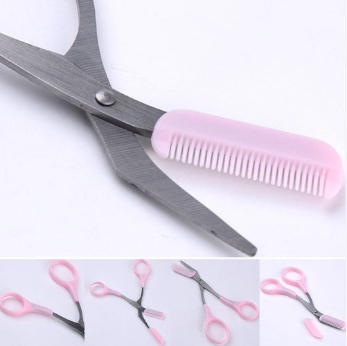 Eyebrow Scissors with Comb – Precision Beauty Tool for Trimming & Shaping