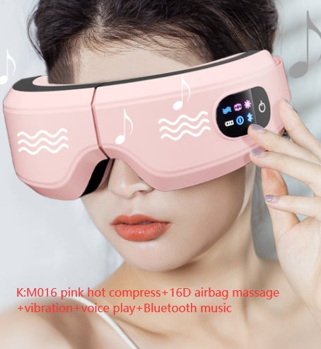 Bluetooth Eye Massager | Air Pressure & Vibration for Migraine Relief & Better Sleep