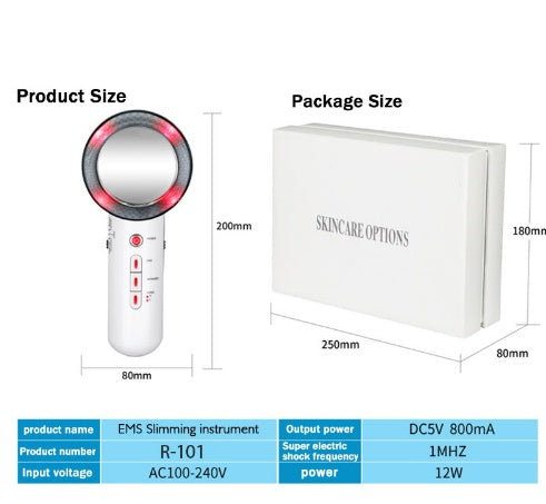 Handheld Ultrasound Slimming Massager | Body Fat Removal & Beauty Device