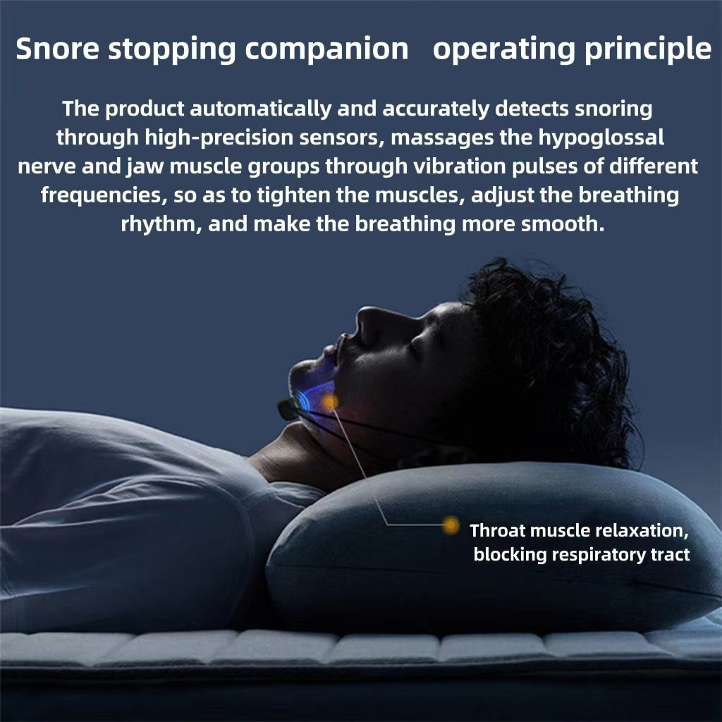 Smart Anti-Snoring Device | EMS Pulse Snore Stop Sleep Aid