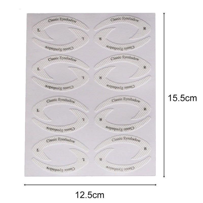 Eyeshadow & Eyeliner Makeup Template Sticker | Reusable Stencil Tool