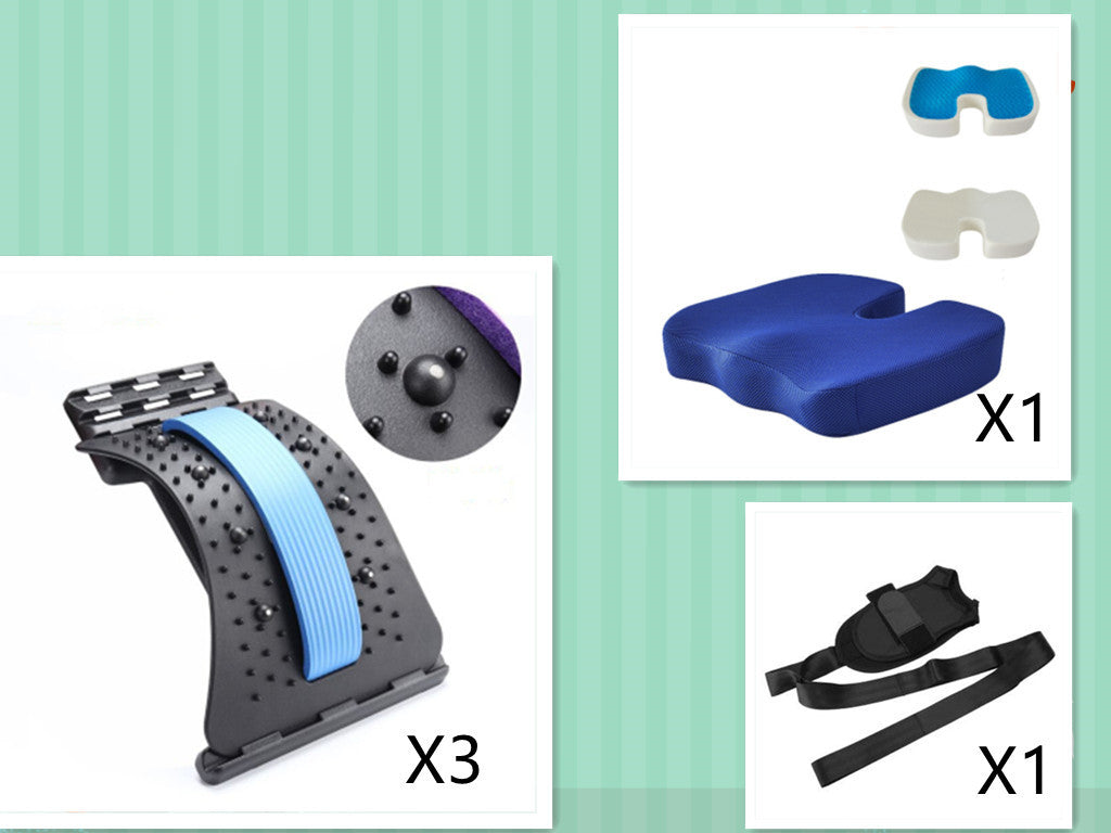Lumbar Traction Device | Waist Support for Back Pain & Disc Relief