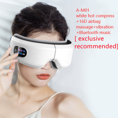 Bluetooth Eye Massager | Air Pressure & Vibration for Migraine Relief & Better Sleep