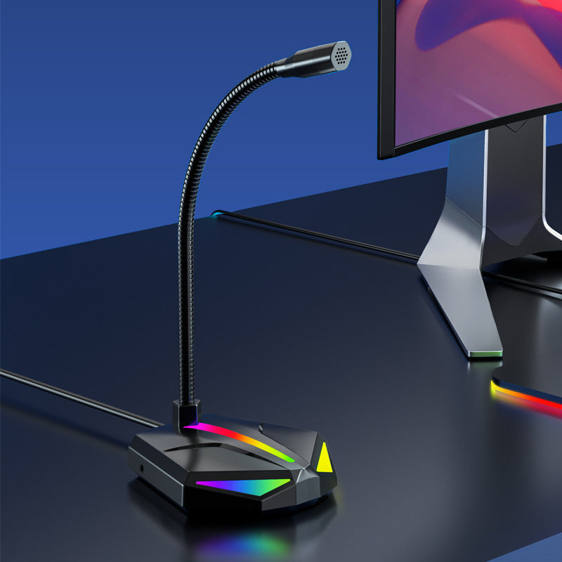 USB Computer Microphone | Game Voice & Laptop Recording Mic