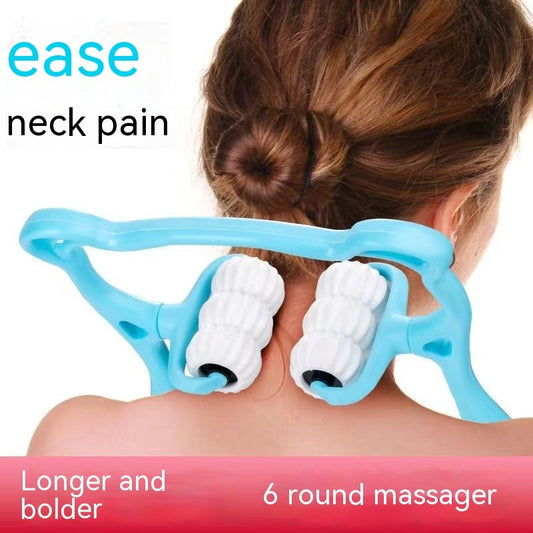 Manual Neck & Shoulder Massager Clamp | Multifunctional Muscle Relief Tool