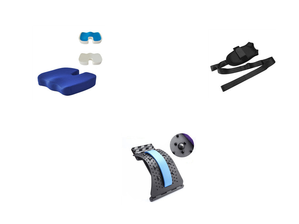 Lumbar Traction Device | Waist Support for Back Pain & Disc Relief