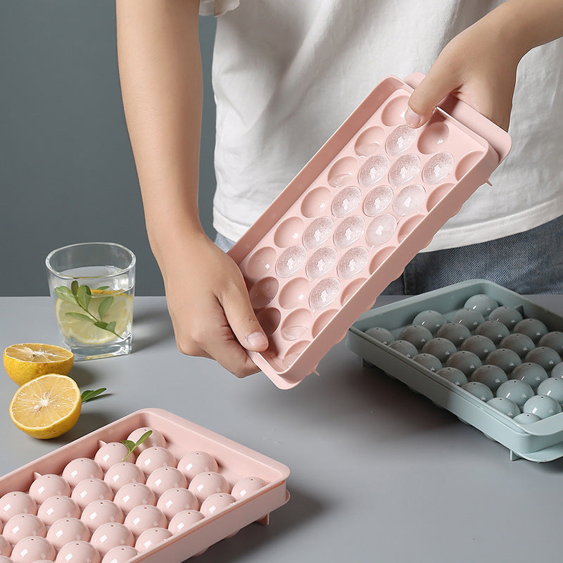 3D Round Ice Cube Tray – Silicone Ball Ice Mold Maker for Drinks, Whiskey, Cocktails & Party Use