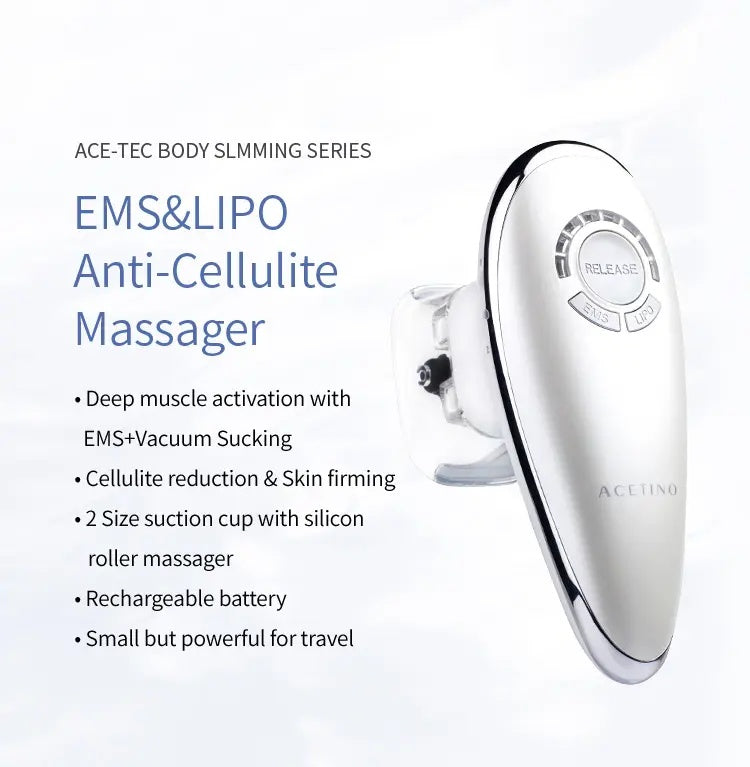 Electric Anti-Cellulite EMS Vacuum Massager | Body Slimming Suction Cup Device