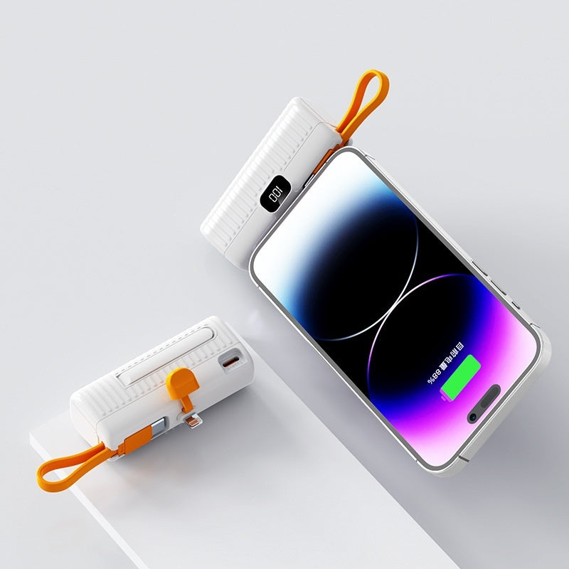 Compact Capsule Power Bank | Portable Mini USB Charger
