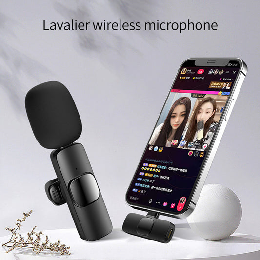 Wireless Lavalier Microphone | Portable Mini Mic for iPhone & Android