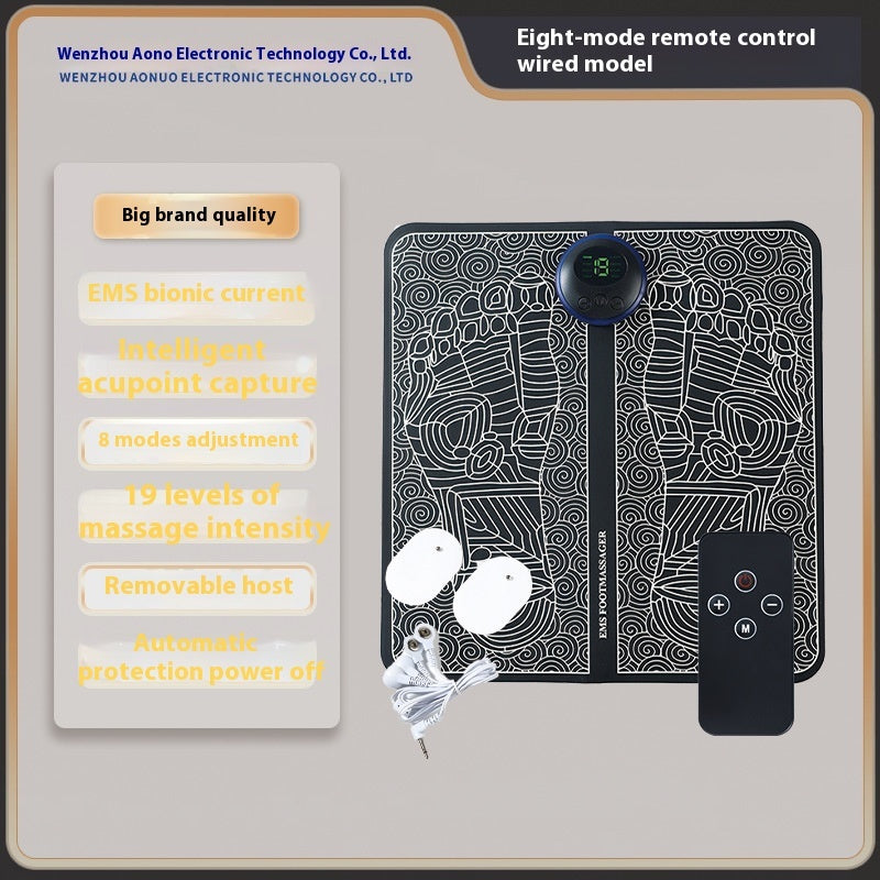 USB Rechargeable Reflexology Foot Massager Mat | Sole Massage for Home