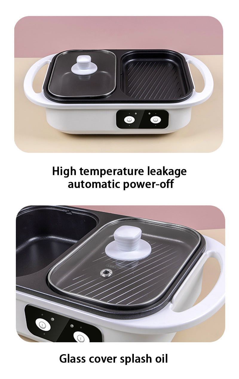 Multi-Functional Electric Caldron & Frying Oven | Dual-Use Kitchen Appliance