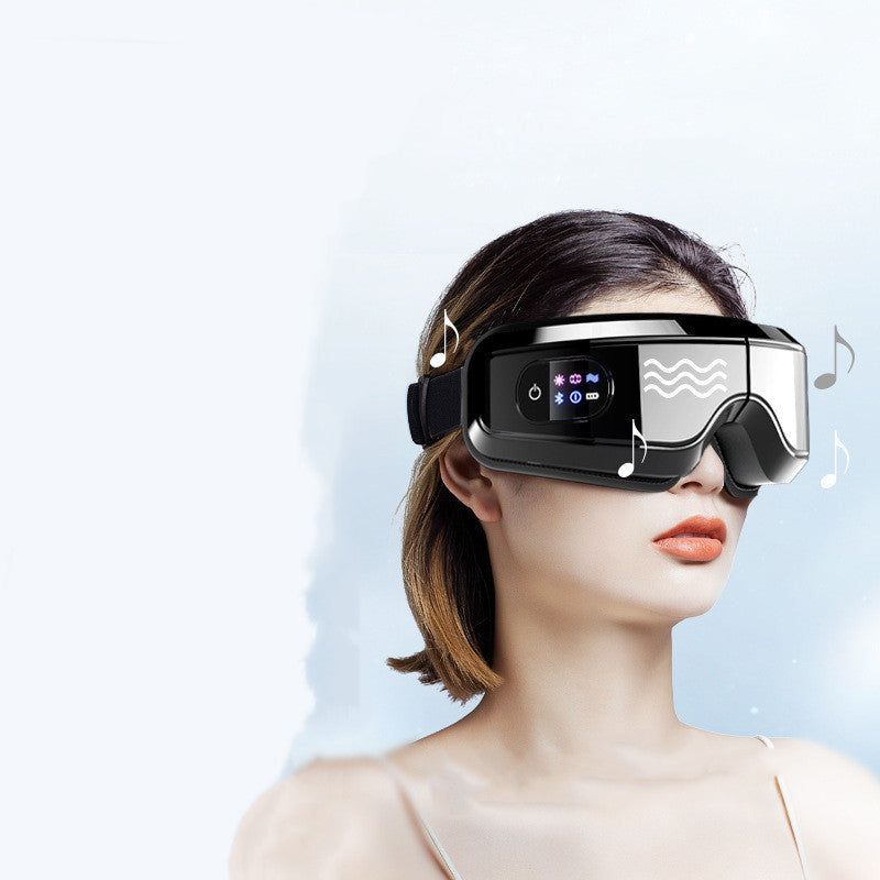 Bluetooth Eye Massager | Air Pressure & Vibration for Migraine Relief & Better Sleep