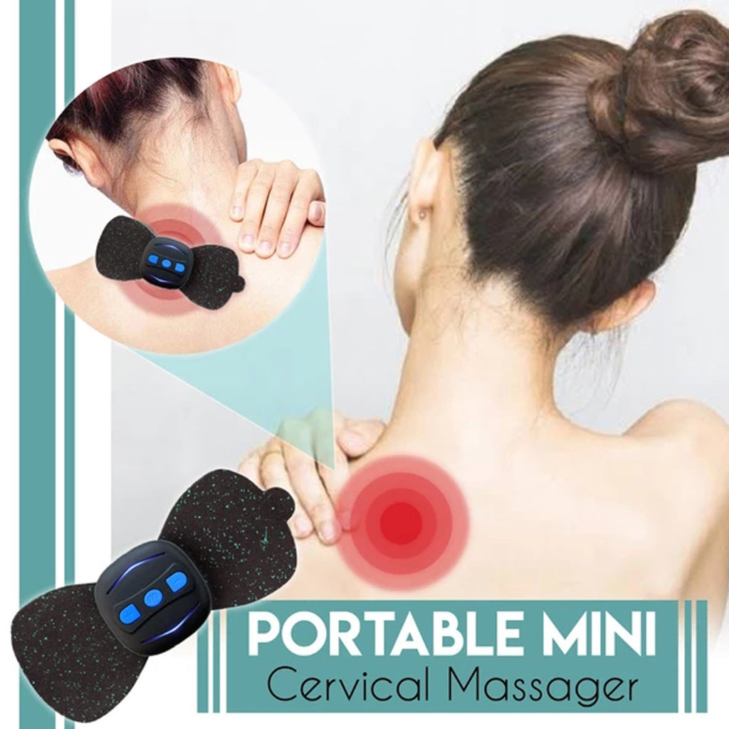 Portable Mini Neck Massager | Muscle Soreness Relief & Slimming Massage Tool
