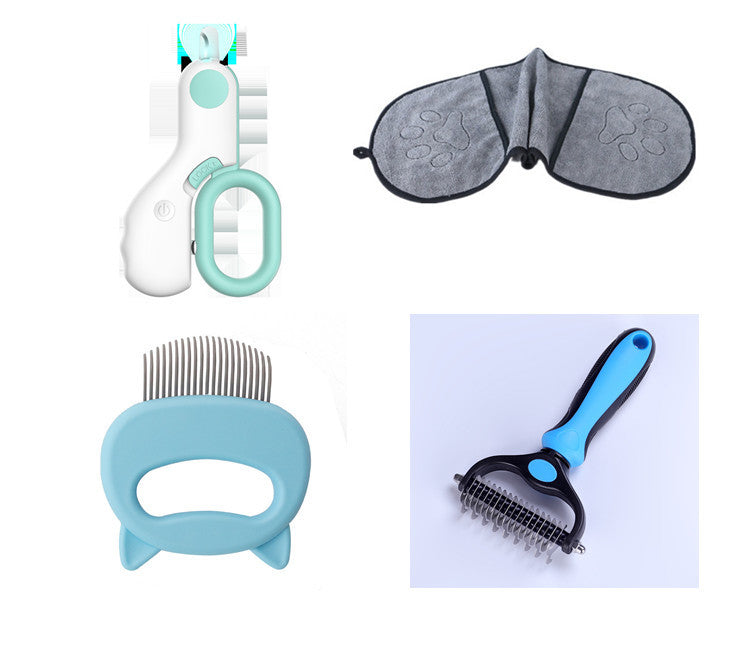 Pet Hair Removal Massaging Comb | Grooming Tool for Dogs & Cats