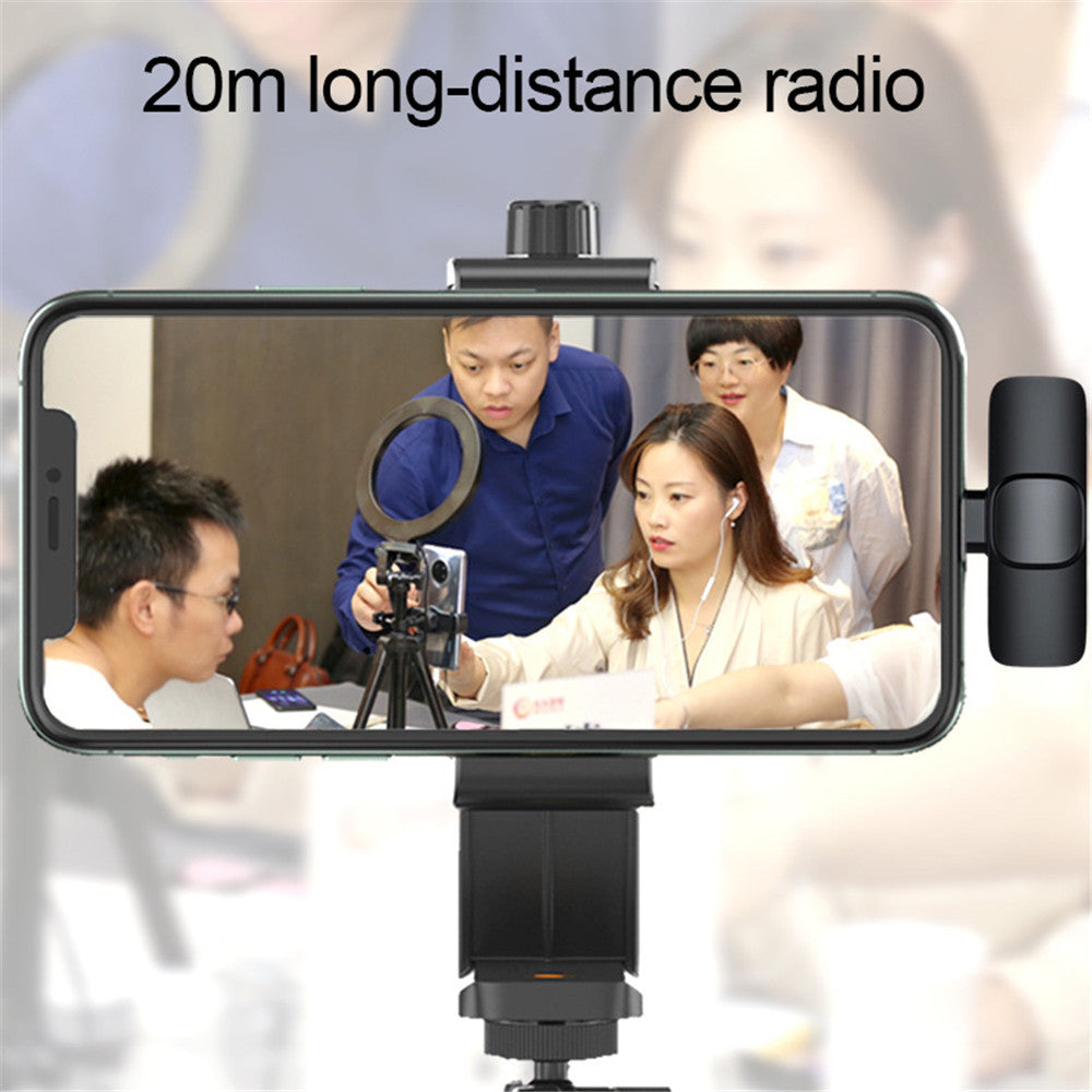 Wireless Lavalier Microphone | Portable Mini Mic for iPhone & Android