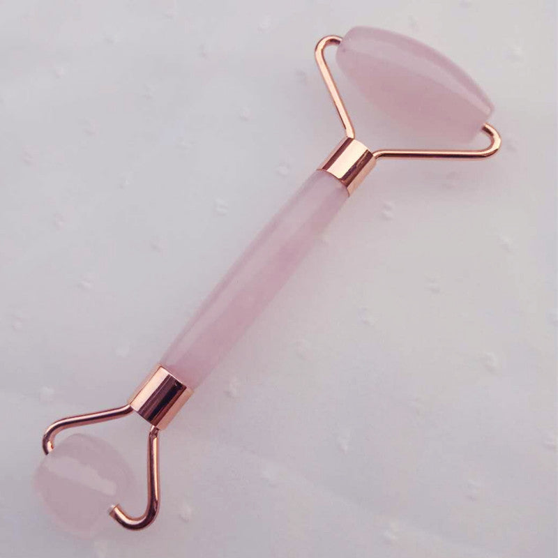 Natural Crystal Jade Roller | Double-Head Facial & Eye Massager