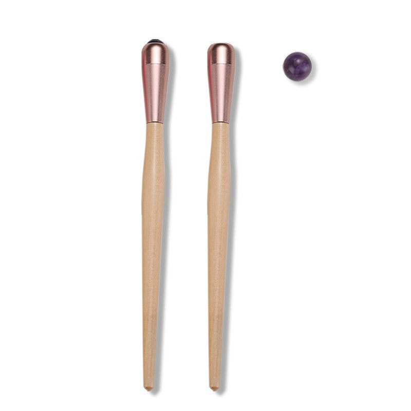 Jade Facial & Eye Massager Roller | Natural Stone Beauty Tool