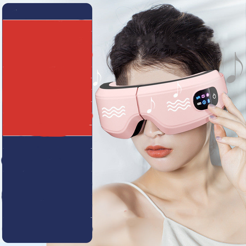 Bluetooth Eye Massager | Air Pressure & Vibration for Migraine Relief & Better Sleep