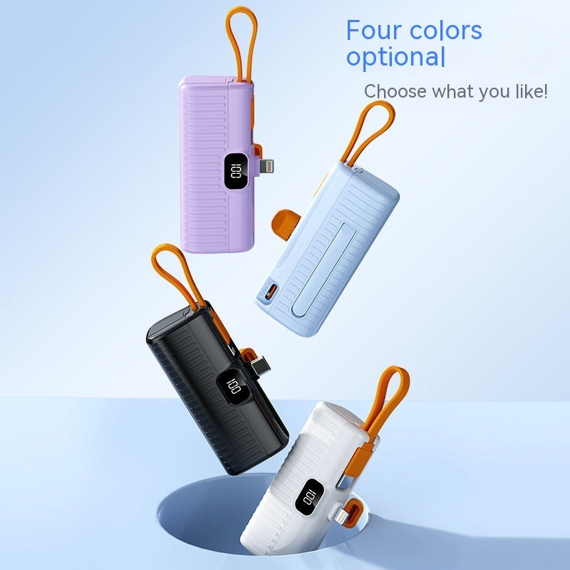 Compact Capsule Power Bank | Portable Mini USB Charger