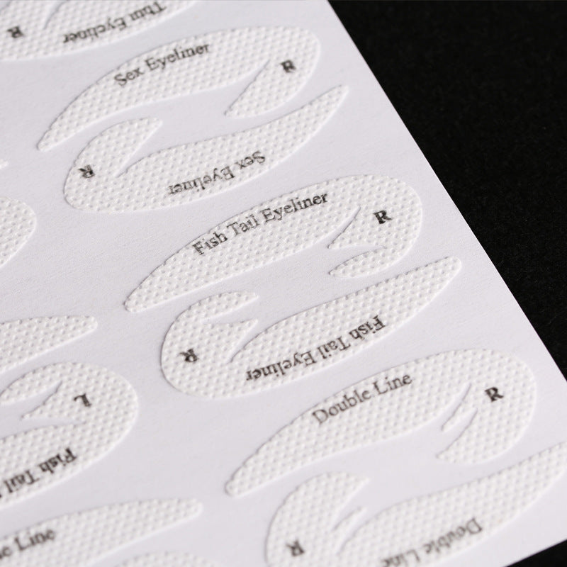 Eyeshadow & Eyeliner Makeup Template Sticker | Reusable Stencil Tool