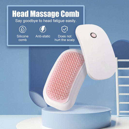 Electric Scalp Massager | Head Scratcher & Hair Massage Brush